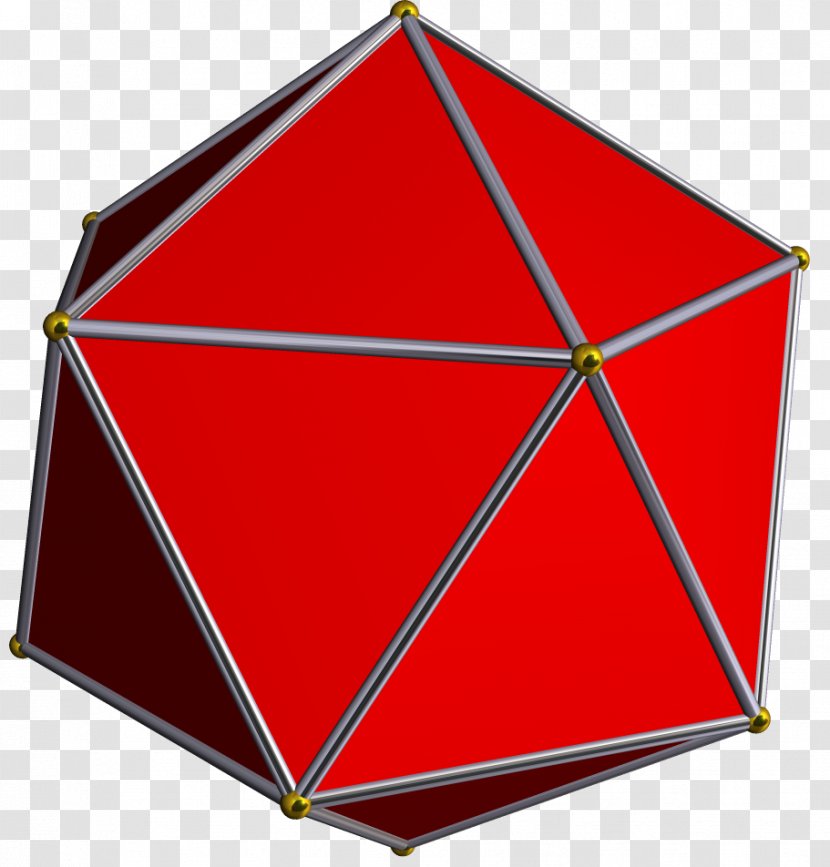 Icosahedron Face Platonic Solid Dodecahedron Polyhedron - Symmetry Transparent PNG
