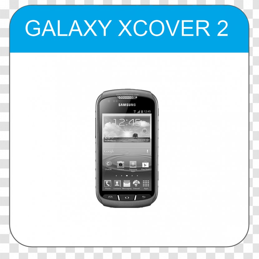 Samsung Galaxy Xcover S II Plus Android Smartphone Transparent PNG