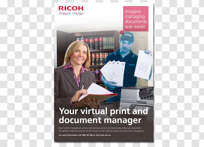 Ricoh Multi-function Printer Advertising Laser Printing - Poster - Education Office Supplies Transparent PNG