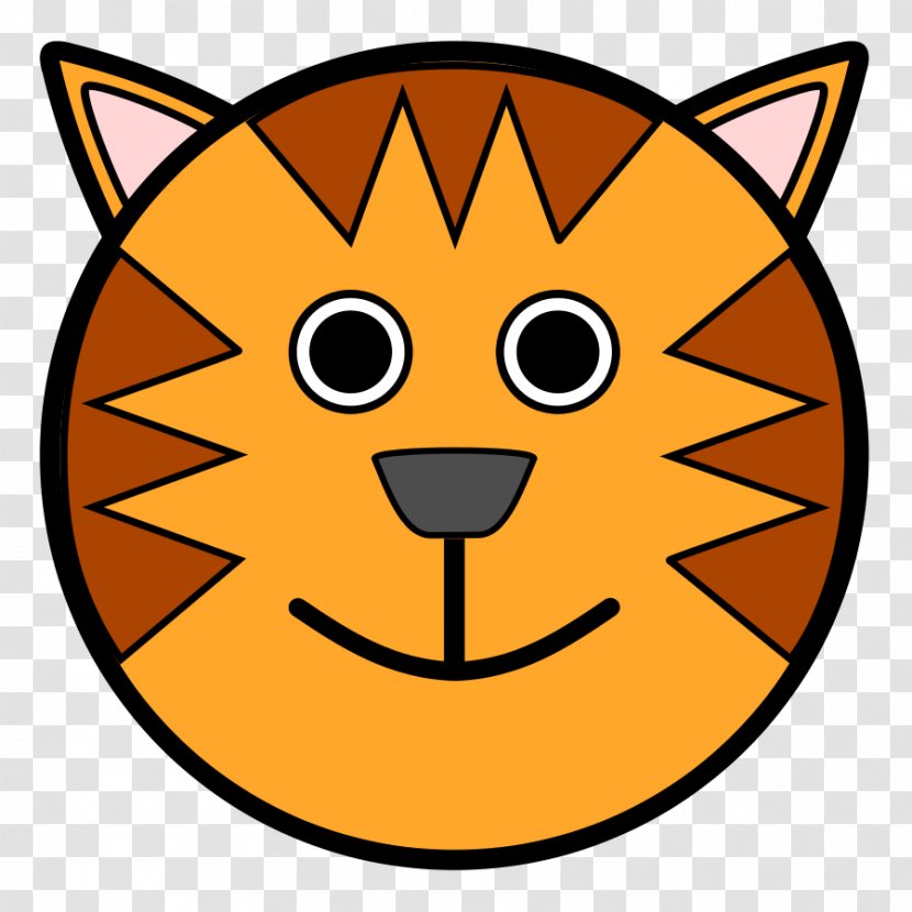 Cartoon Drawing Clip Art - Snout - Cat Face Transparent PNG
