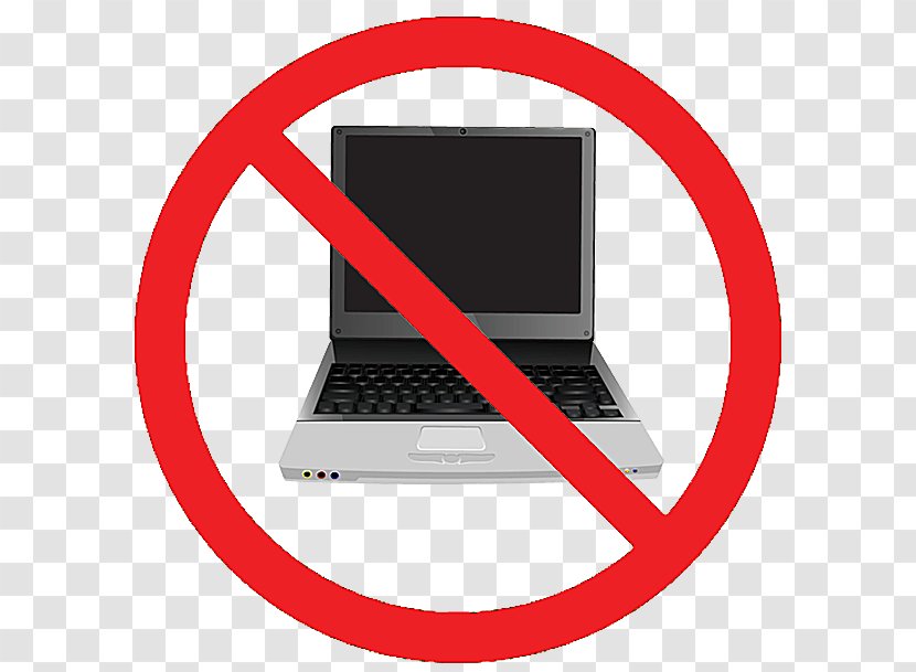 Laptop No Symbol Sign Clip Art - Display Device Transparent PNG
