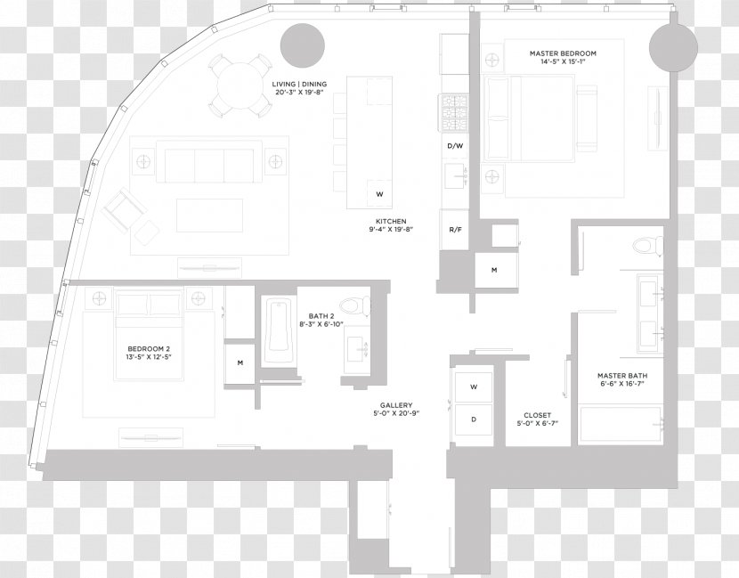 Floor Plan Brand Angle - Area - Design Transparent PNG