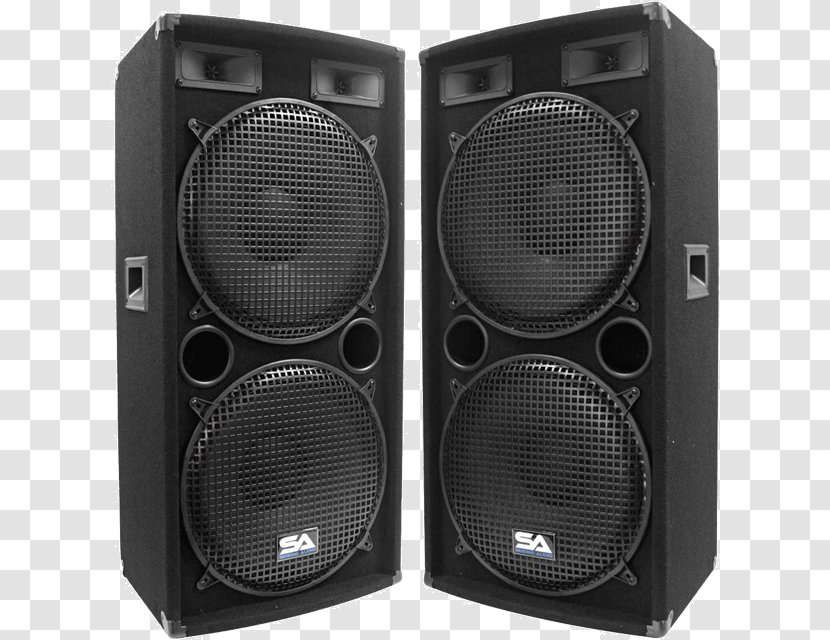 Loudspeaker Audio Public Address Systems Disc Jockey Woofer - Heart - Dj Speakers Transparent PNG