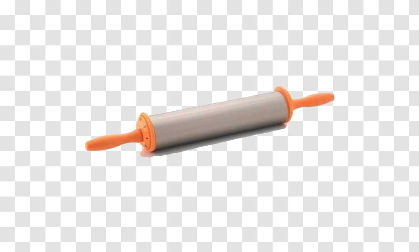 Rolling Pin Hand Tool Aluminium Cooking - Confectionery - Orange Roll Transparent PNG