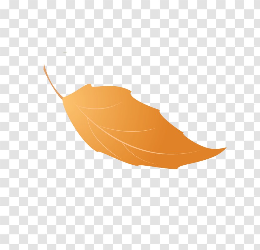Leaf Autumn Leaves JPEG File Format - Orange Transparent PNG