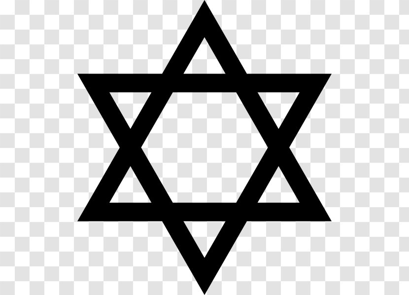 Star Of David Judaism Symbol Clip Art - Jewish Holidays Transparent PNG