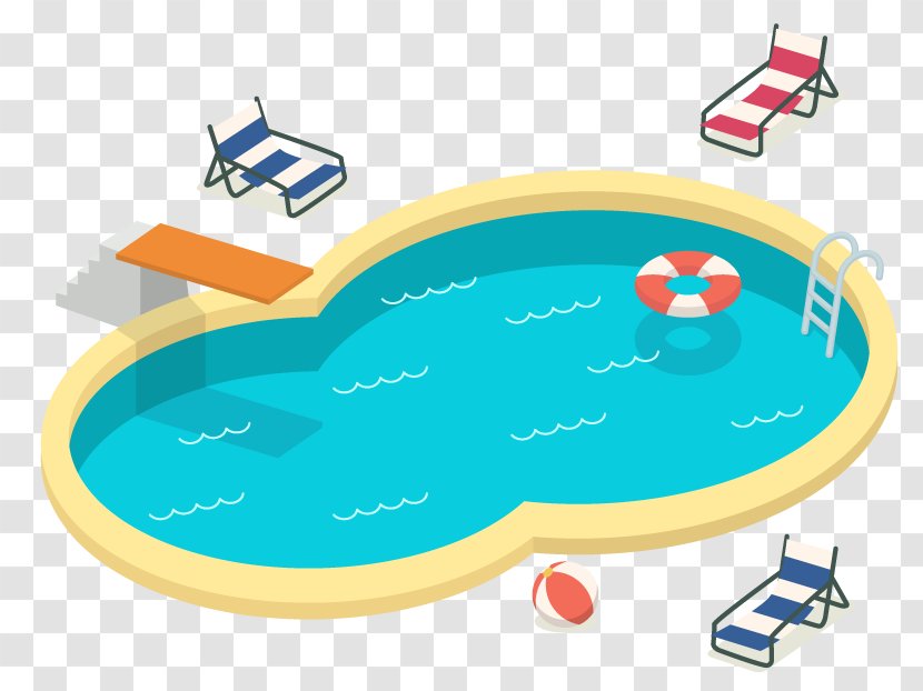 Swimming Pool Recreation Born To Swim Clip Art - Diving Boards Transparent PNG