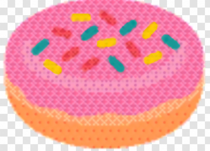 Pink Circle - Baked Goods Food Transparent PNG
