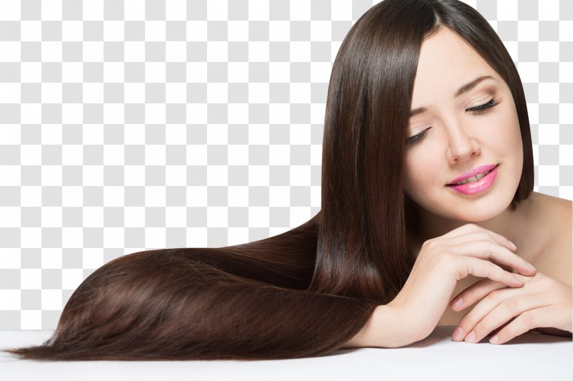 Hair Straightening Artificial Integrations Hairstyle Brown - Beauty - Long Transparent PNG