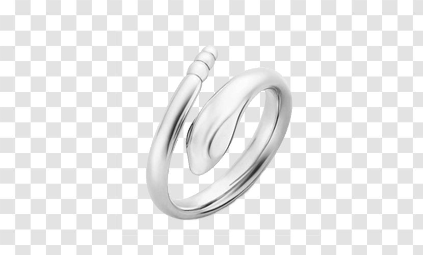 Ring Sterling Silver Designer Tiffany & Co. - Metal - Snake Transparent PNG