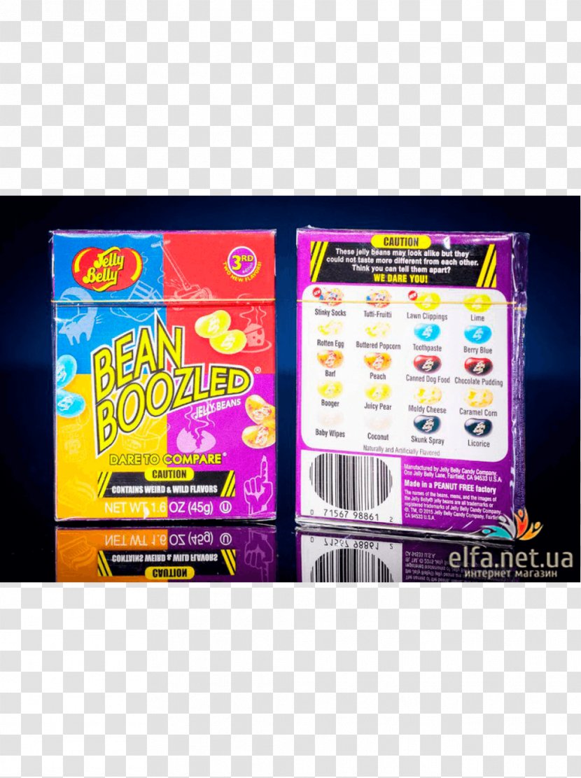 Jelly Belly BeanBoozled The Candy Company - Bean Transparent PNG