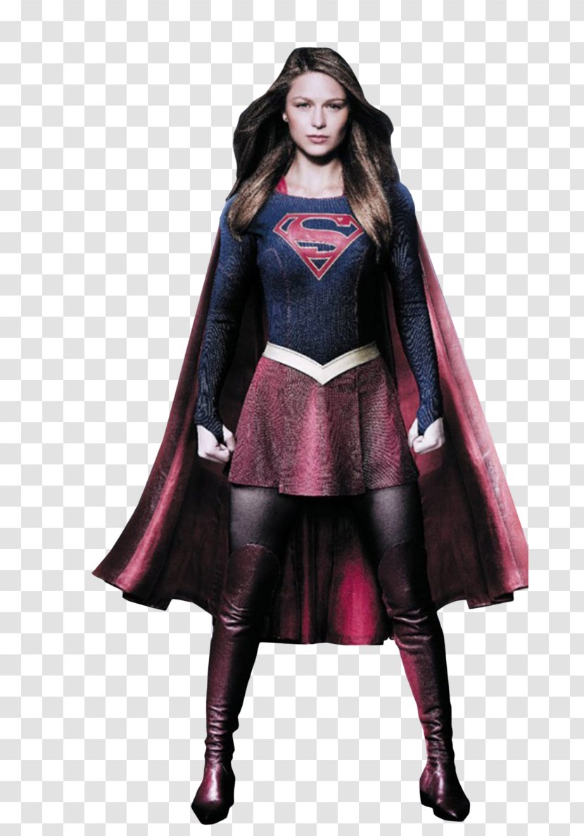 Melissa Benoist Supergirl Superman Clip Art - Magenta Transparent PNG