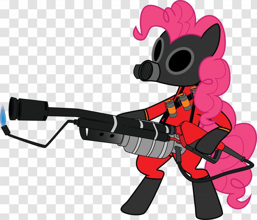 Pinkie Pie Derpy Hooves Team Fortress 2 Pony Applejack - Swat Transparent PNG