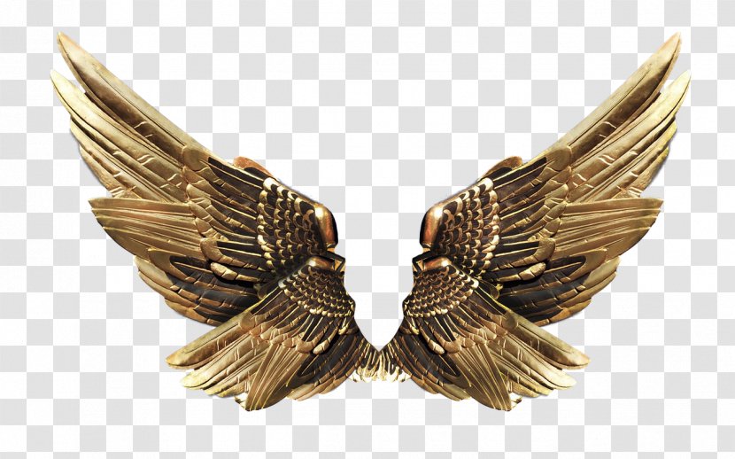 Wing Gold Metal Organization - Jewellery Transparent PNG