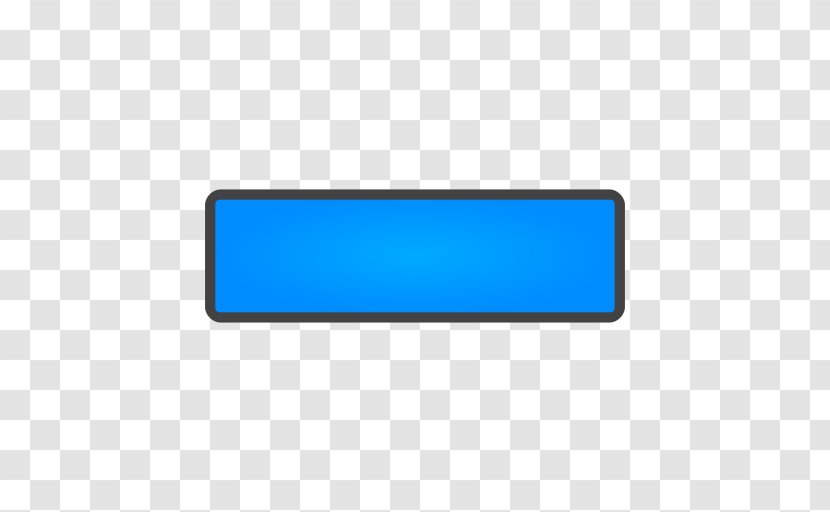 Rectangle Font - Electric Blue Transparent PNG