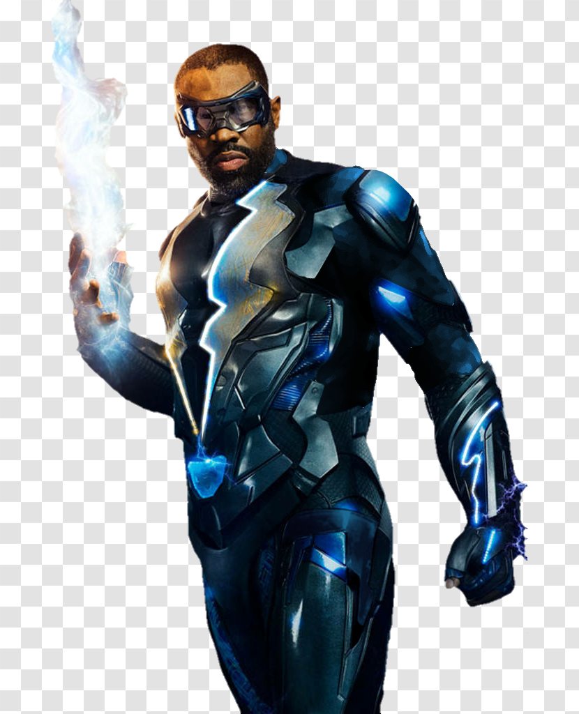 Cress Williams Black Lightning Thunder The Flash - Personal Protective Equipment Transparent PNG