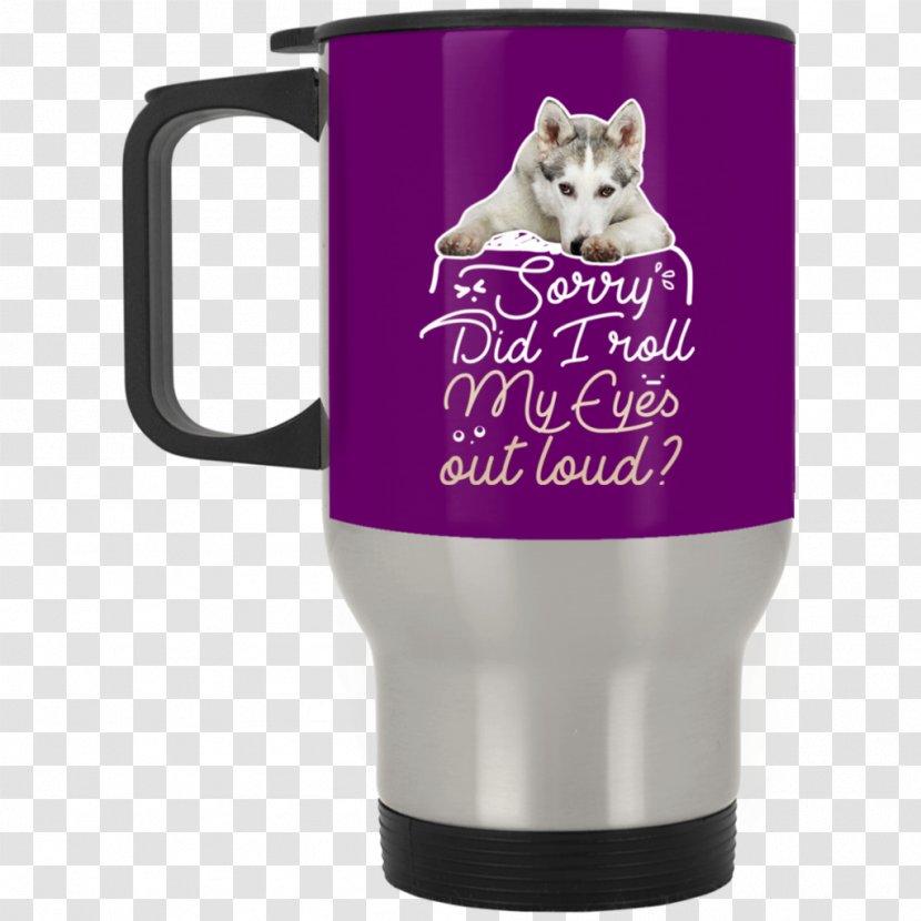 Mug Tableware Cup Liquid Stainless Steel - Purple - Rolling Eyes Transparent PNG