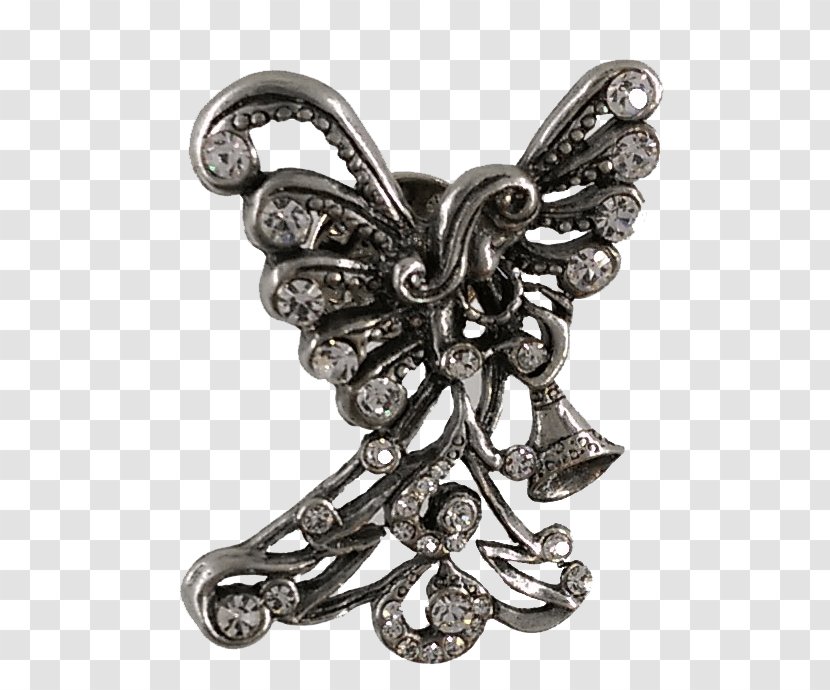 Brooch Silver Body Jewellery Pin Art Transparent PNG