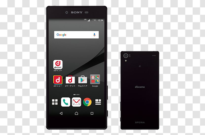 Sony Xperia Z5 Premium SO-01H 白ロム NTT DoCoMo - Telephony - Smartphone Transparent PNG