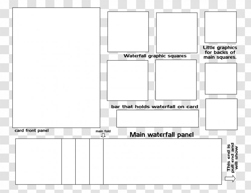 Paper Line Angle Diagram - Rectangle - Card Template Transparent PNG