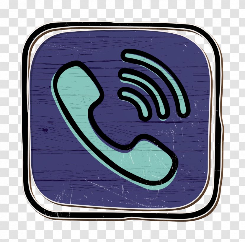 App Icon Call Communication - Symbol Electric Blue Transparent PNG