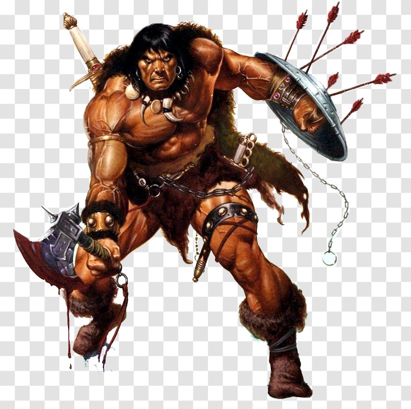 Conan The Barbarian Red Sonja Savage Sword Of Comic Book - Barbaric Illustration Transparent PNG