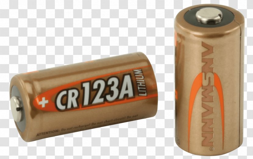 Electric Battery Lithium Bateria CR123 Volt - Duracell - Id Pack Transparent PNG