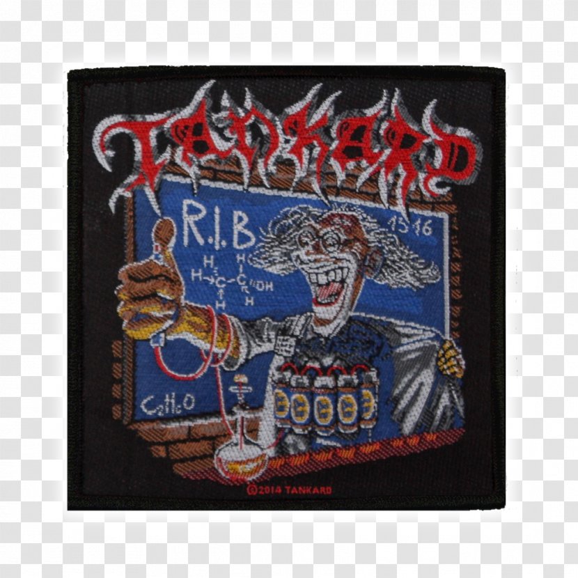 Tankard R.I.B. Heavy Metal Thrash Rest In Beer - Heart - Ribbed Transparent PNG