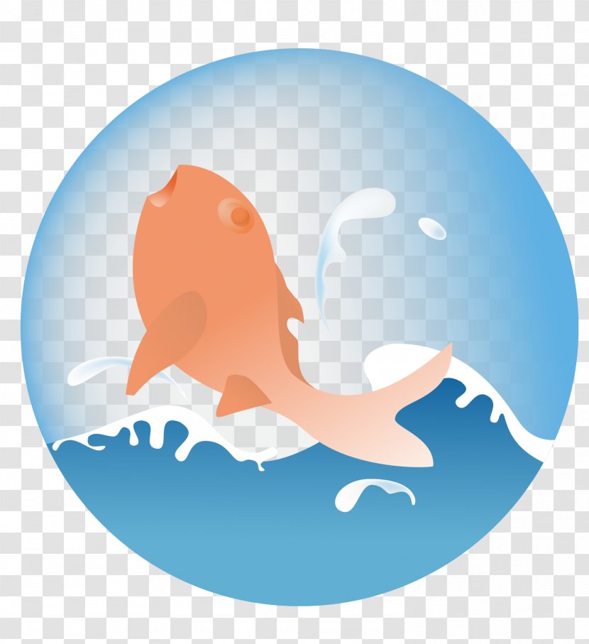 Logo Fish Icon - Sphere - Out Of The Water Transparent PNG
