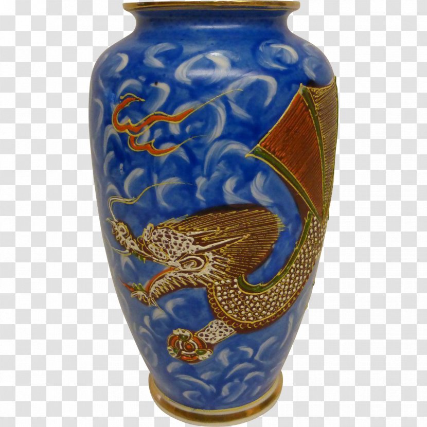 Vase Ceramic Cobalt Blue Transparent PNG