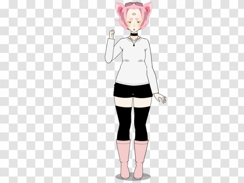 Costume Uniform Cartoon Character Homo Sapiens - Pink Cat Transparent PNG