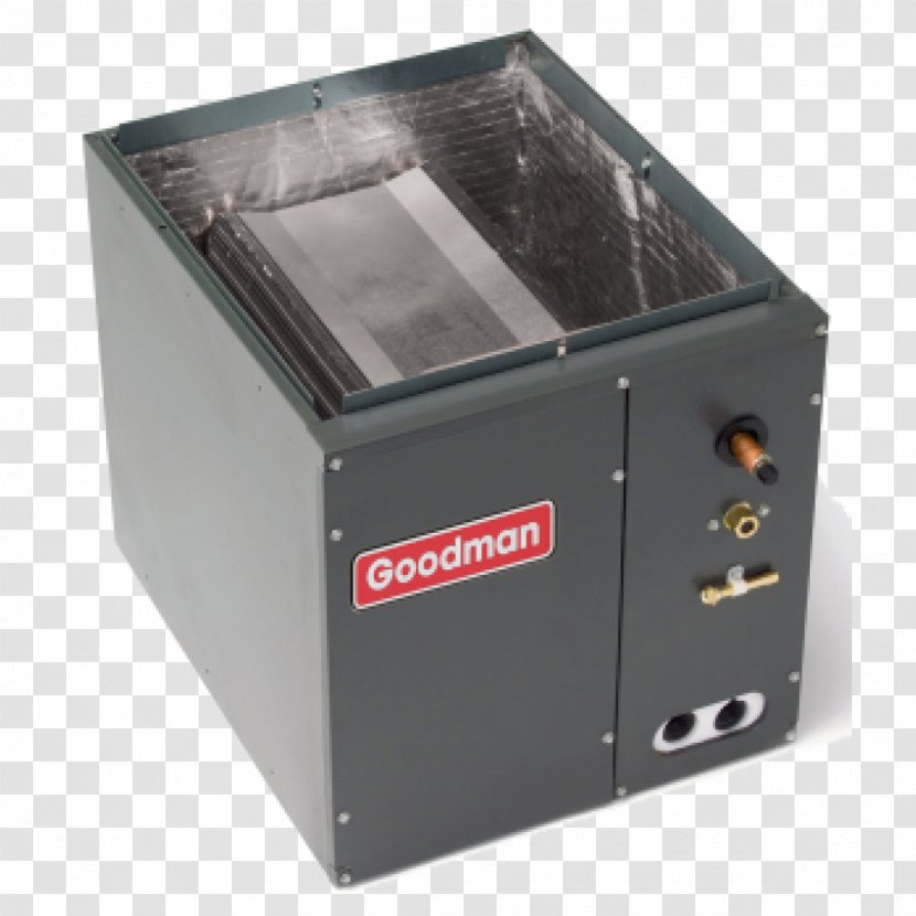 Evaporator Goodman Manufacturing Air Conditioning Coil Heat Pump - Heating System - Send Gas Transparent PNG