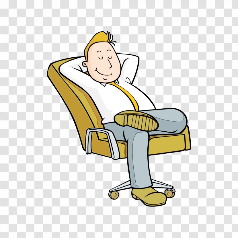 Watercolor Cartoon - Furniture Chair Transparent PNG