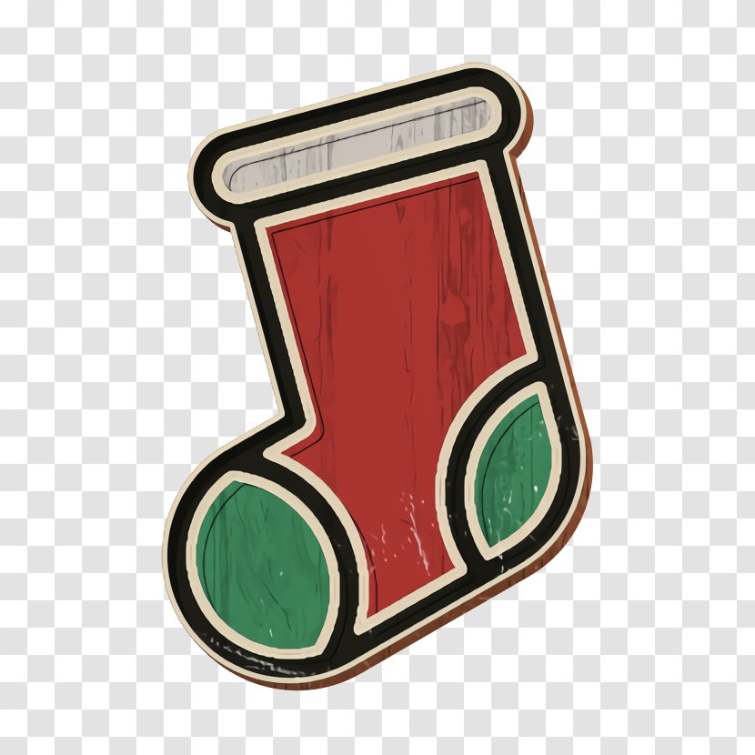 Christmas Icon Holidays Sock - Symbol Emblem Transparent PNG