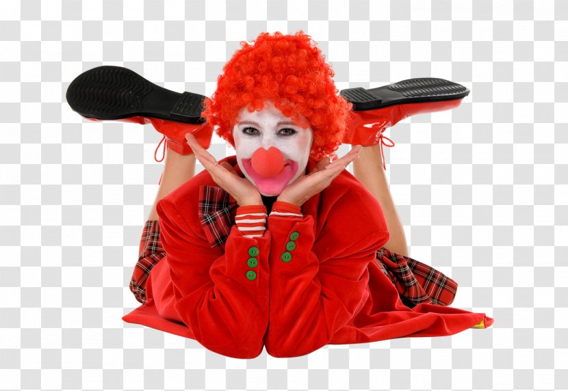 Female Clown Stock Photography - Cute Red Hair Transparent PNG