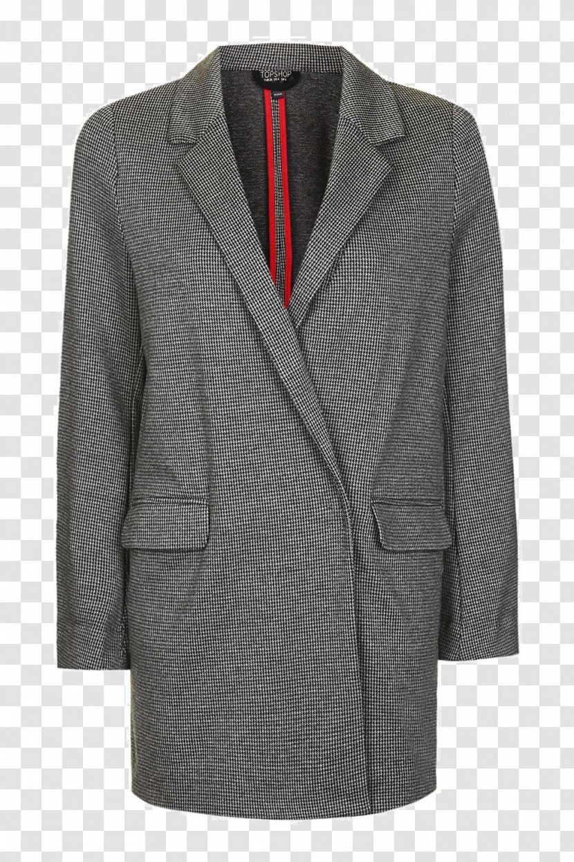 Blazer Overcoat Suit Outerwear Grey - Clothing Transparent PNG