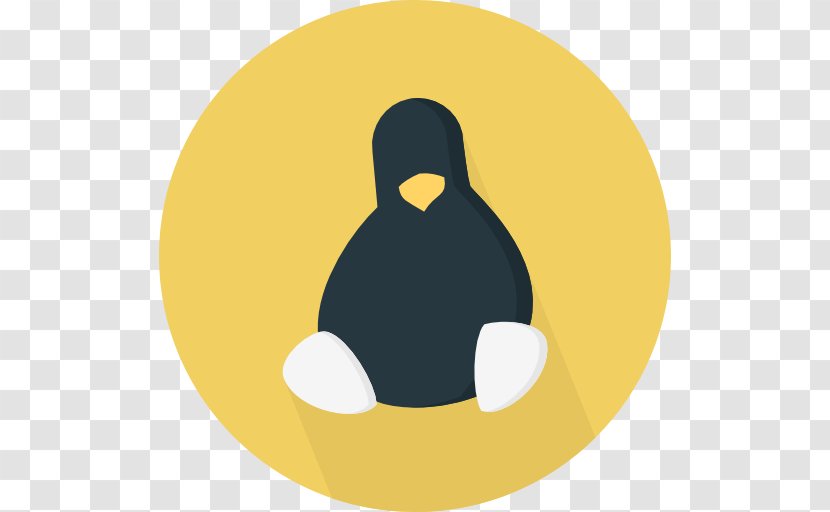 Linux - Yellow - Penguin Transparent PNG