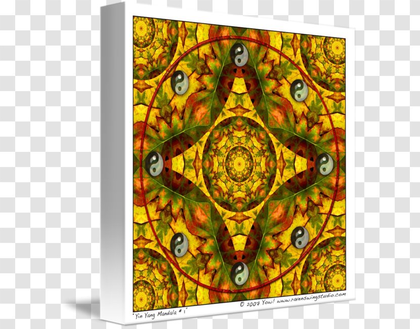 Gallery Wrap Visual Arts Symmetry Canvas - Window - Thangka Transparent PNG