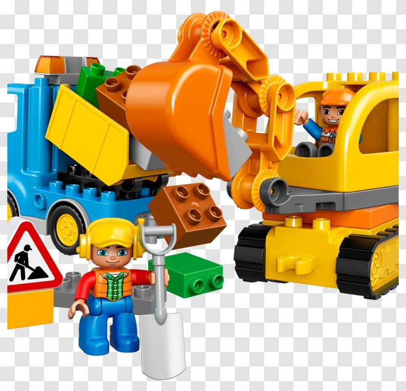 LEGO 10812 DUPLO Truck & Tracked Excavator Lego Duplo Toy Transparent PNG