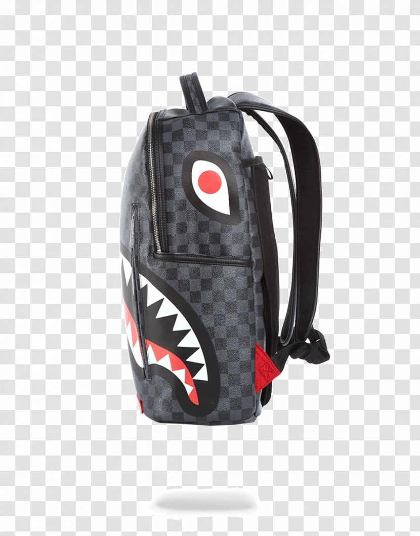 Shark Backpack Sprayground Mini Bag Zipper Transparent PNG