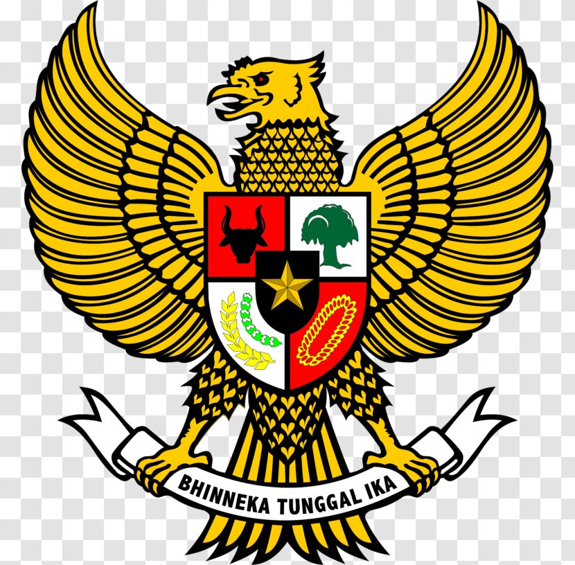 National Emblem Of Indonesia Garuda Pancasila - Financial Services Authority - Symbol Transparent PNG