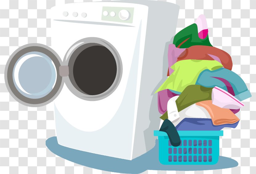 Laundry Washing Machines Clothes Dryer - Royaltyfree Transparent PNG