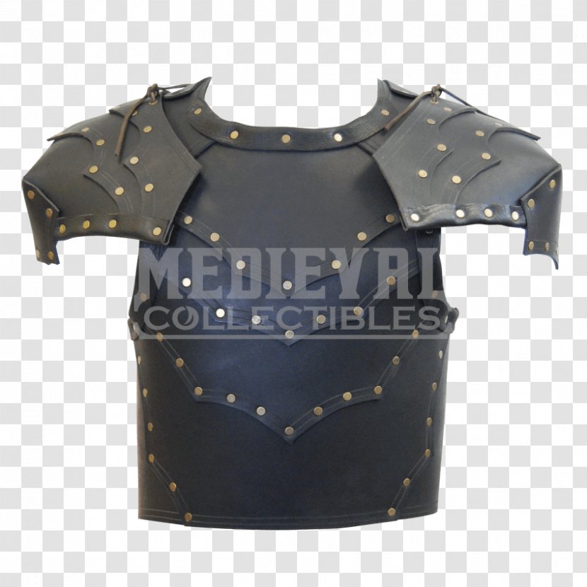 Armour Breastplate Pauldron Leather Cuirass - Renaissance Transparent PNG