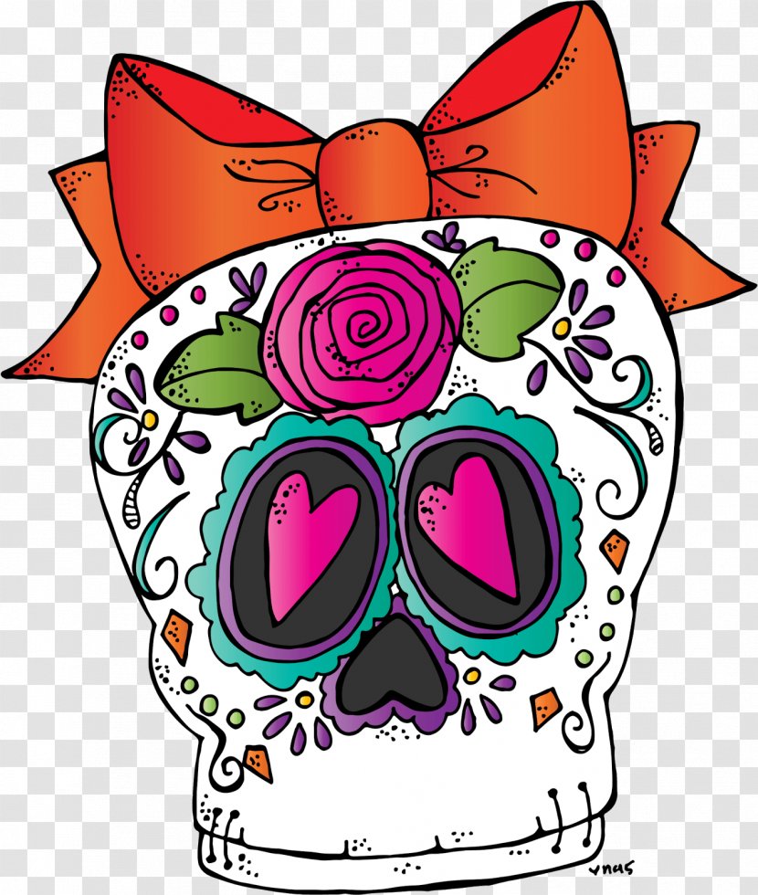 Calavera Day Of The Dead Clip Art - Flower - Sugar Skulls Transparent PNG