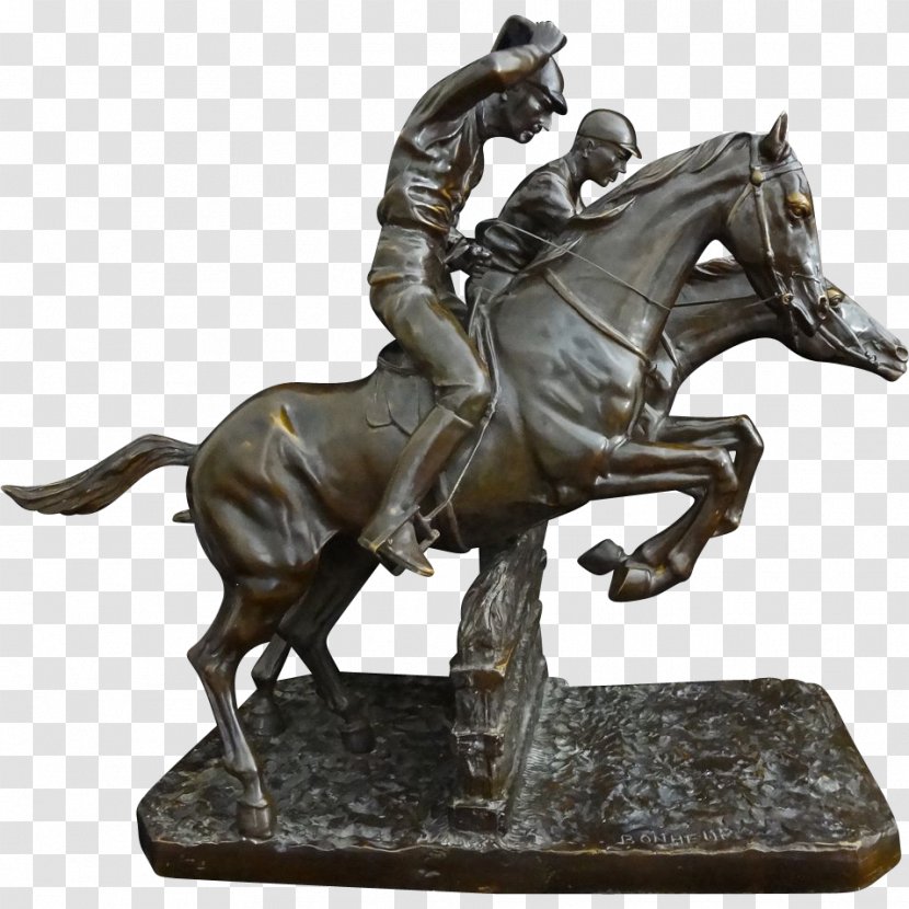 The Horse Fair Bronze Sculpture Equestrian Statue Stallion - Like Mammal Transparent PNG