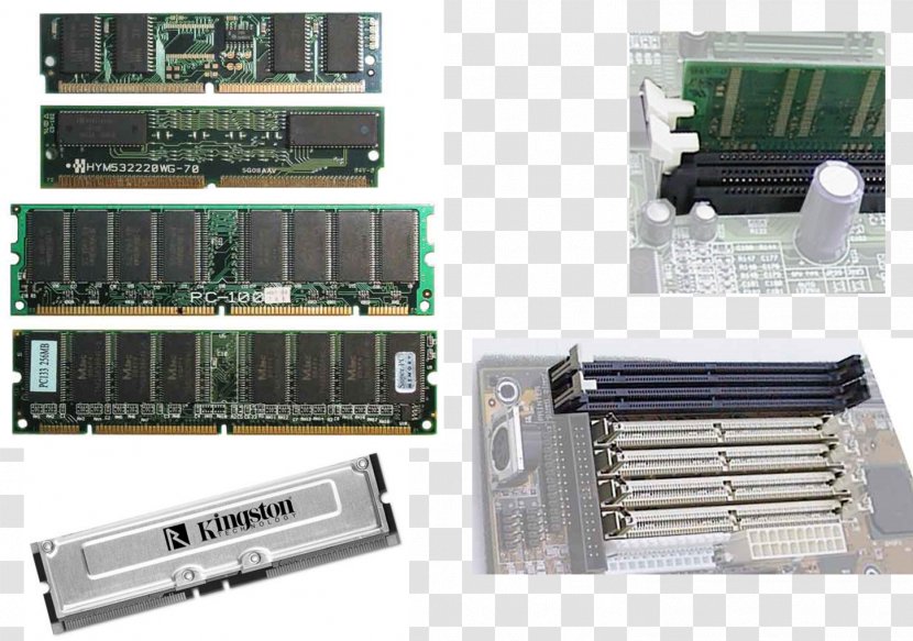 Graphics Cards & Video Adapters DDR SDRAM Dynamic Random-access Memory FPM DRAM - Computer Transparent PNG