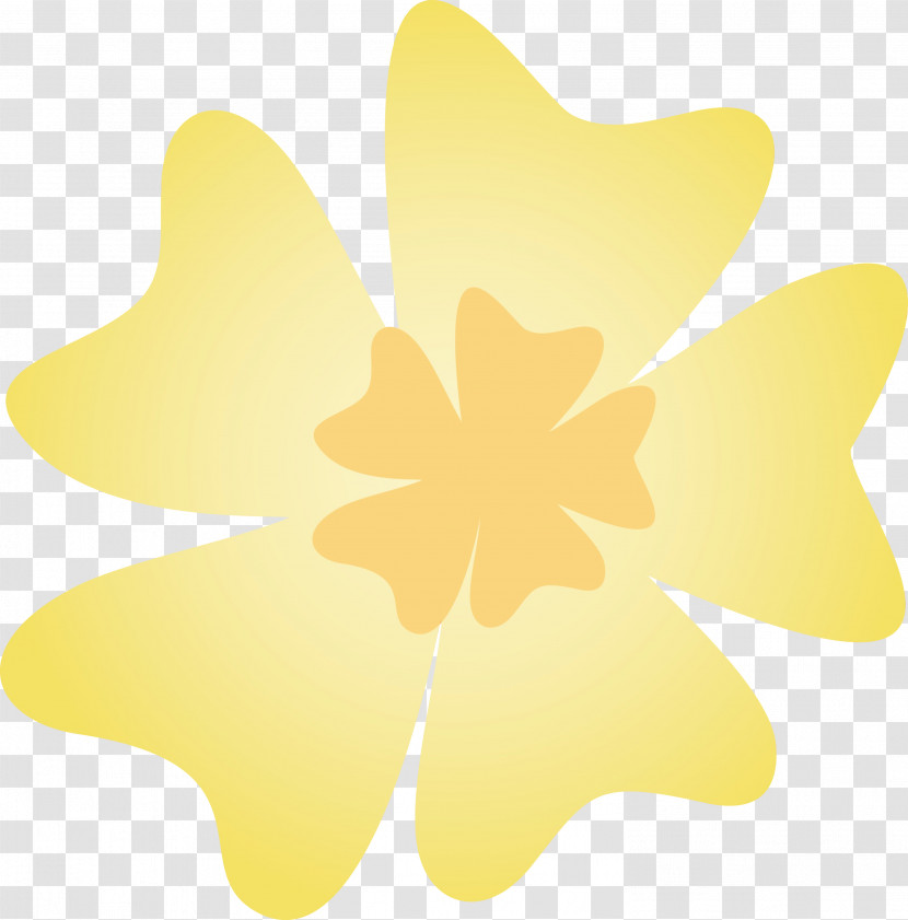 Yellow Symmetry Transparent PNG