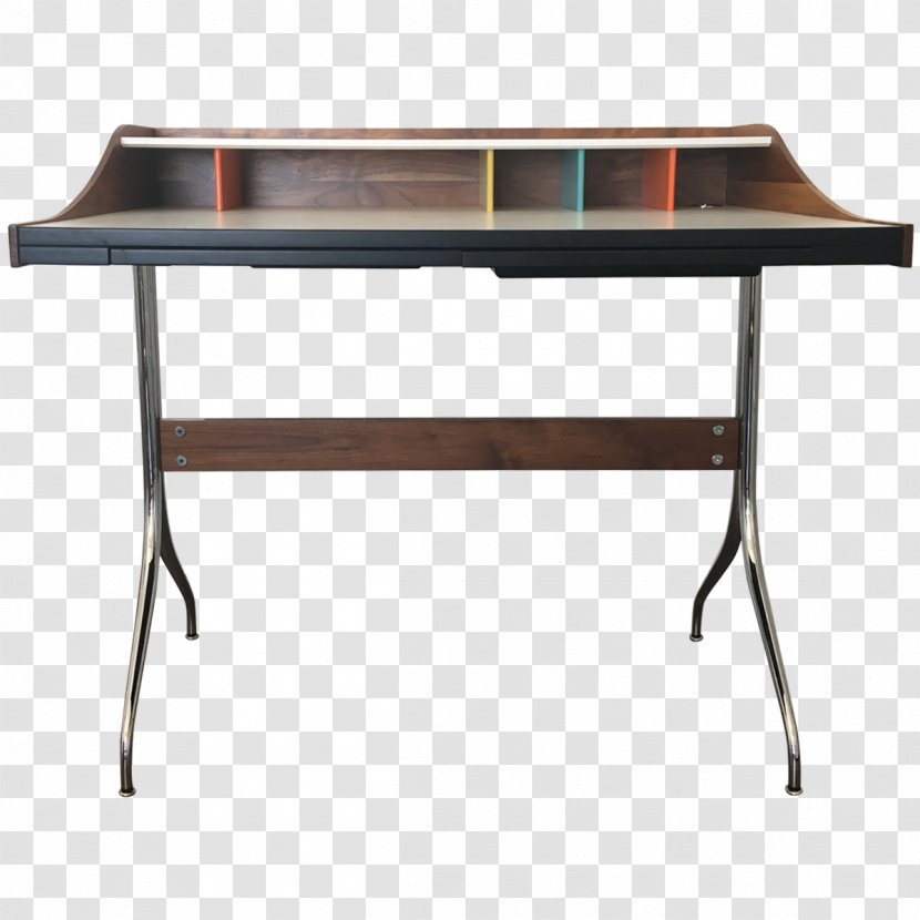 Desk Table Mid-century Modern Herman Miller Transparent PNG