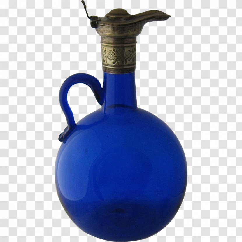 Decanter Bristol Blue Glass Bottle Cobalt - Wine Transparent PNG