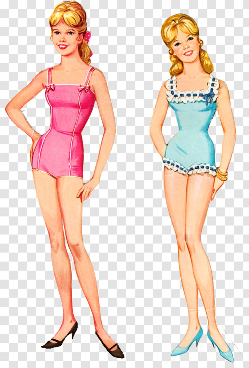 Paper Doll Clothing Barbie - Silhouette Transparent PNG